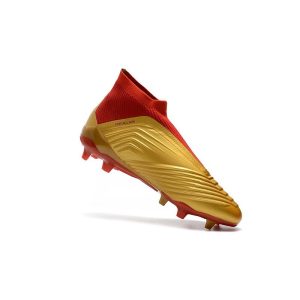 Kopačky Pánské Adidas Predator 18+ FG 2018 – zlato červená